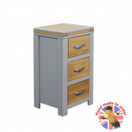 Modern R2 - 3 Drawer Bedside chest